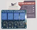 Module Relay 4 Kênh 24V 10A Âm Kích Với Opto Cách Ly